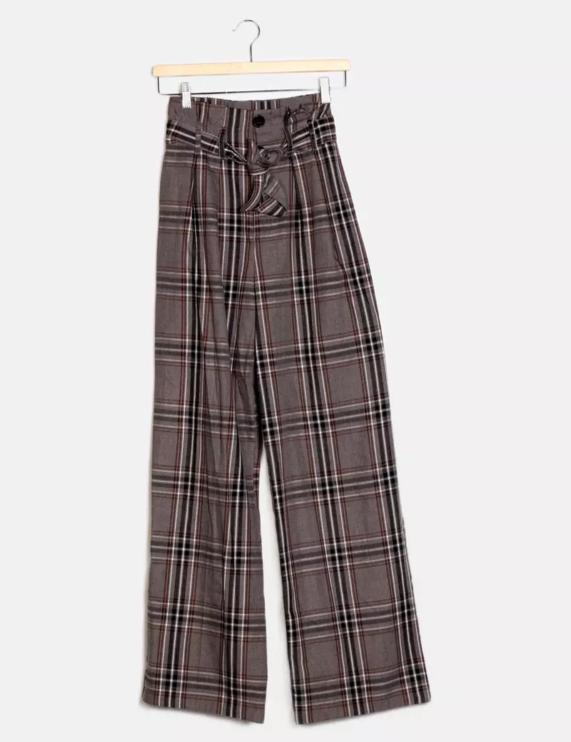 Stradivarius Pantalones de tela Anchos