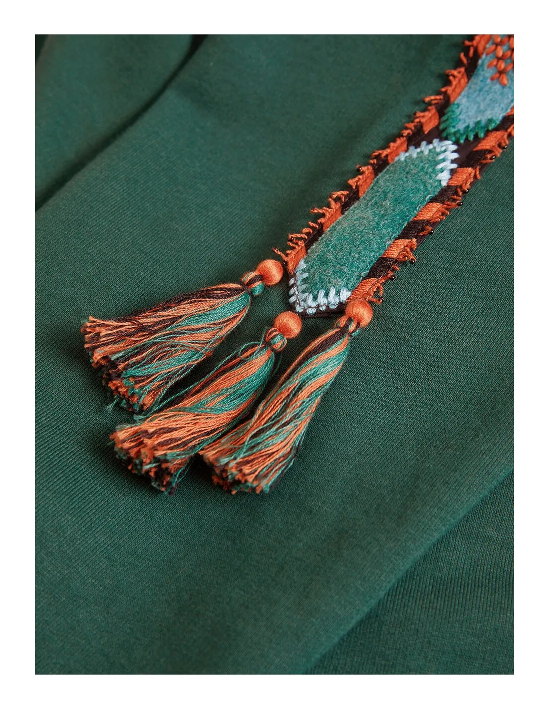 Sudadera Cintas Jacquard