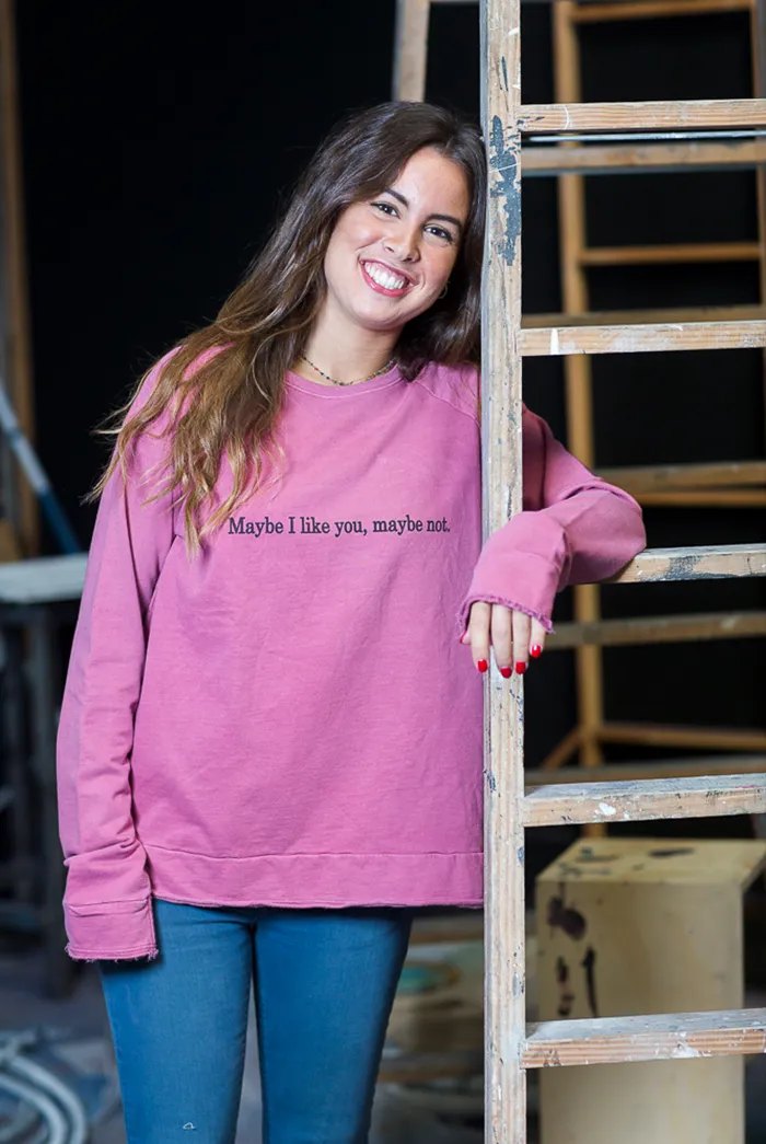 Sudadera con Mensaje «Maybe»