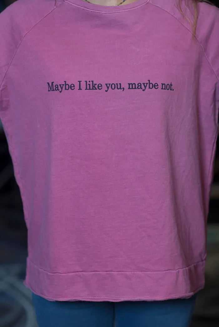 Sudadera con Mensaje «Maybe»
