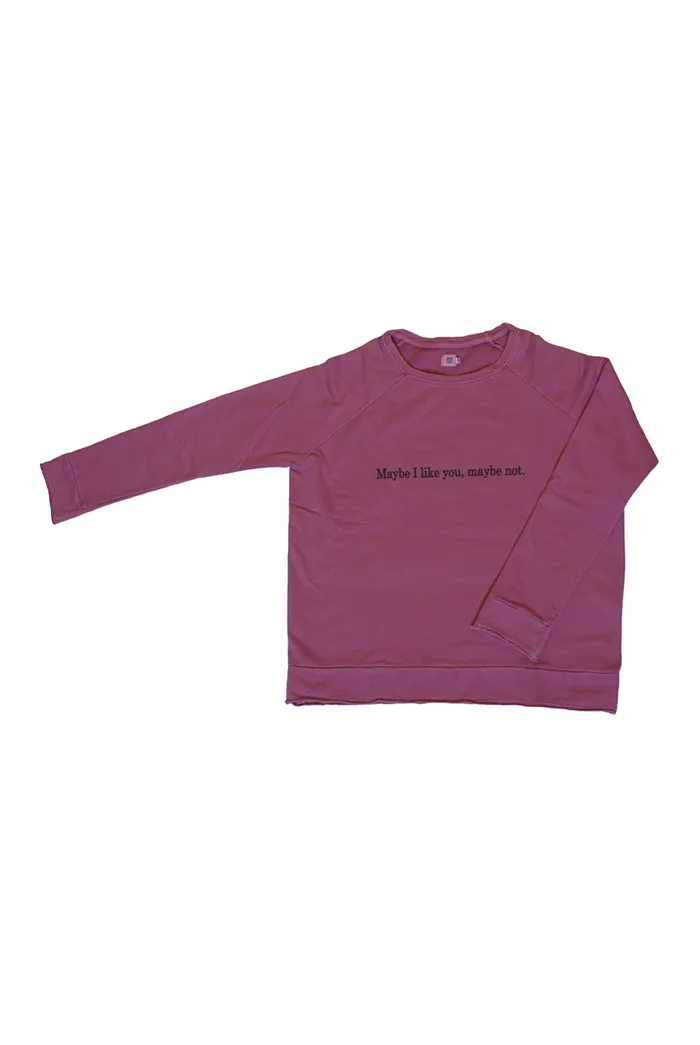 Sudadera con Mensaje «Maybe»