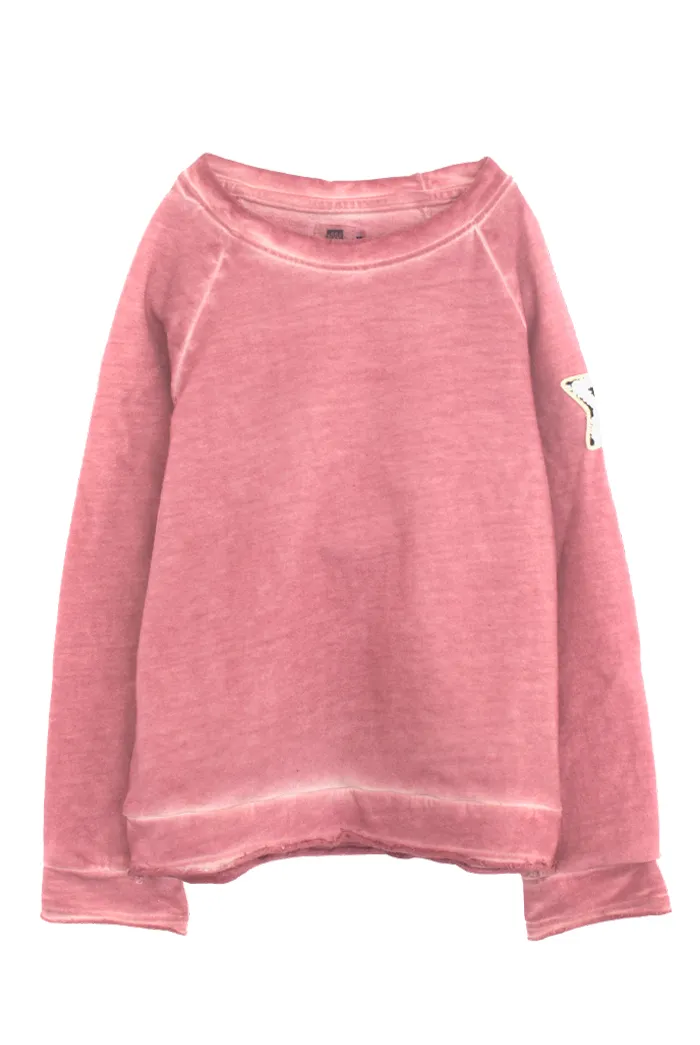 Sudadera Kids Estrella Hombro Rosa (Disponible también para adultos)