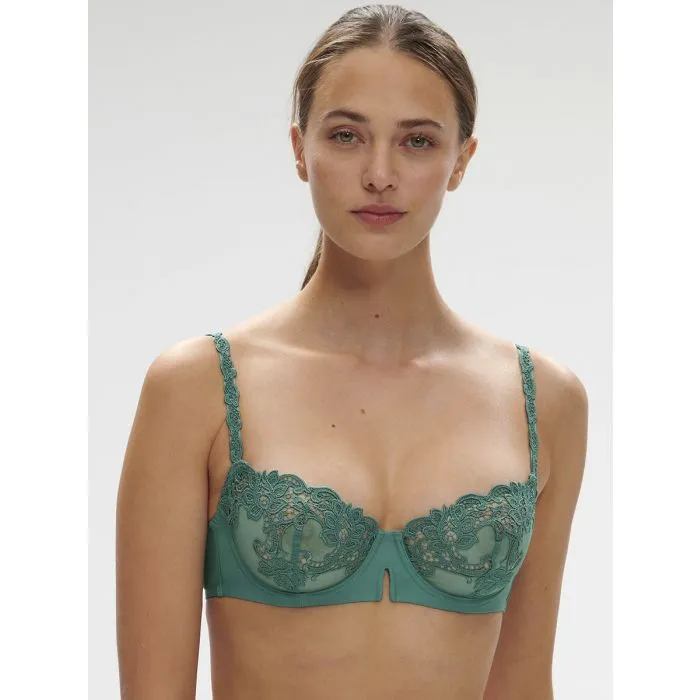 Sujetador Balconet Simone Pérèle Saga 15C330 Verde Jardin