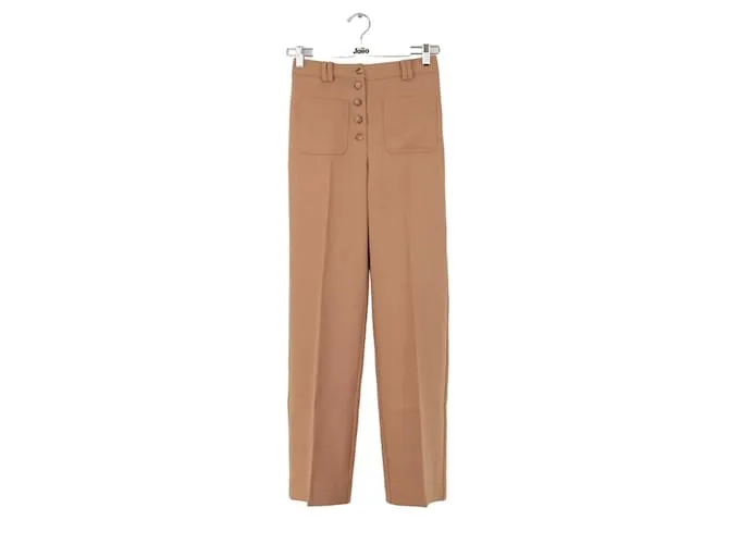 SéZane Pantalones anchos en beige 