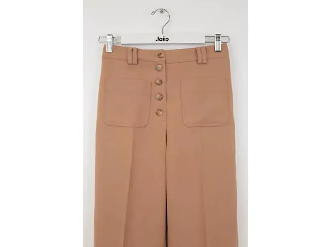SéZane Pantalones anchos en beige 