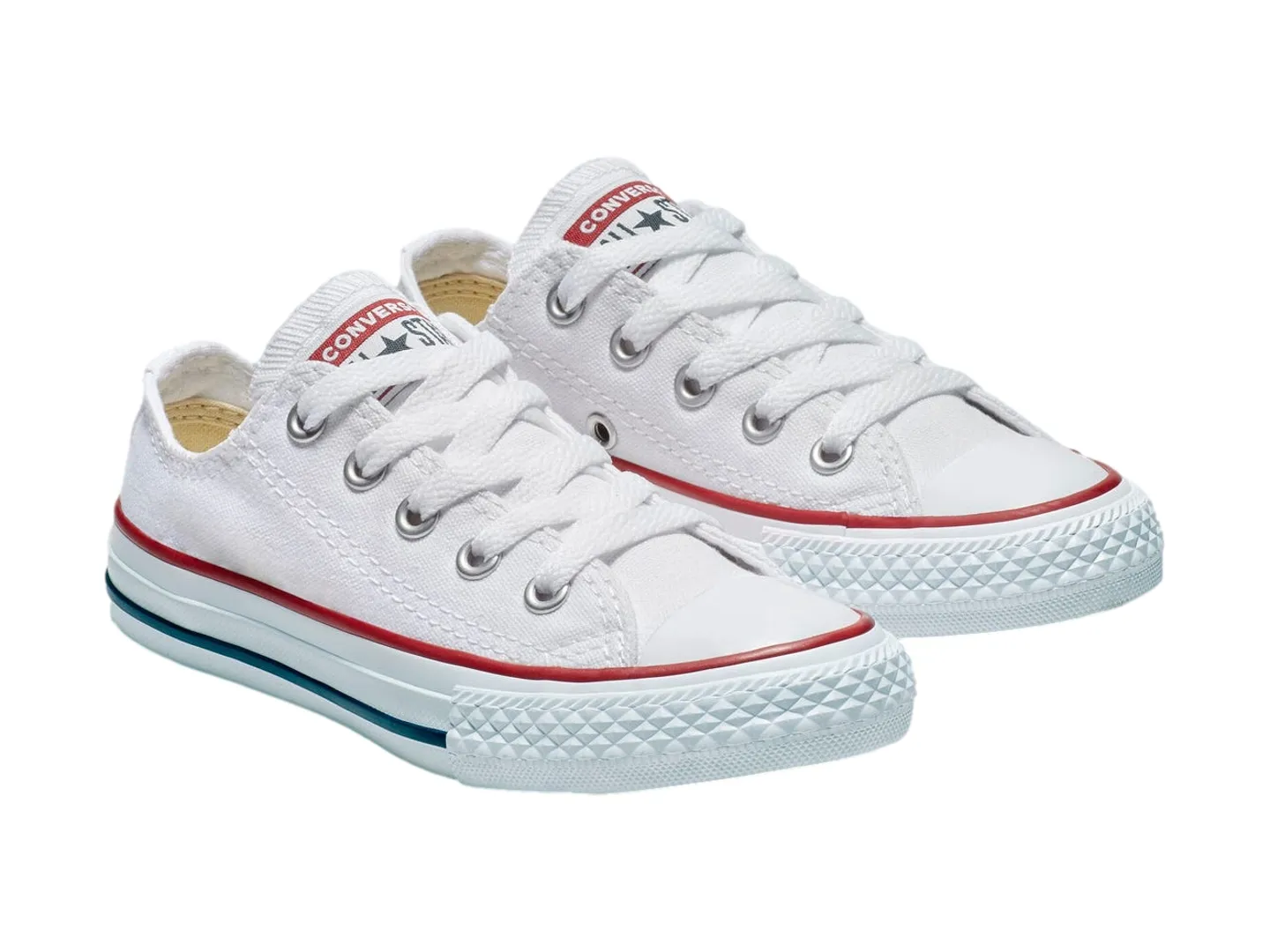 Tenis Converse Basic Blanco Para Niño