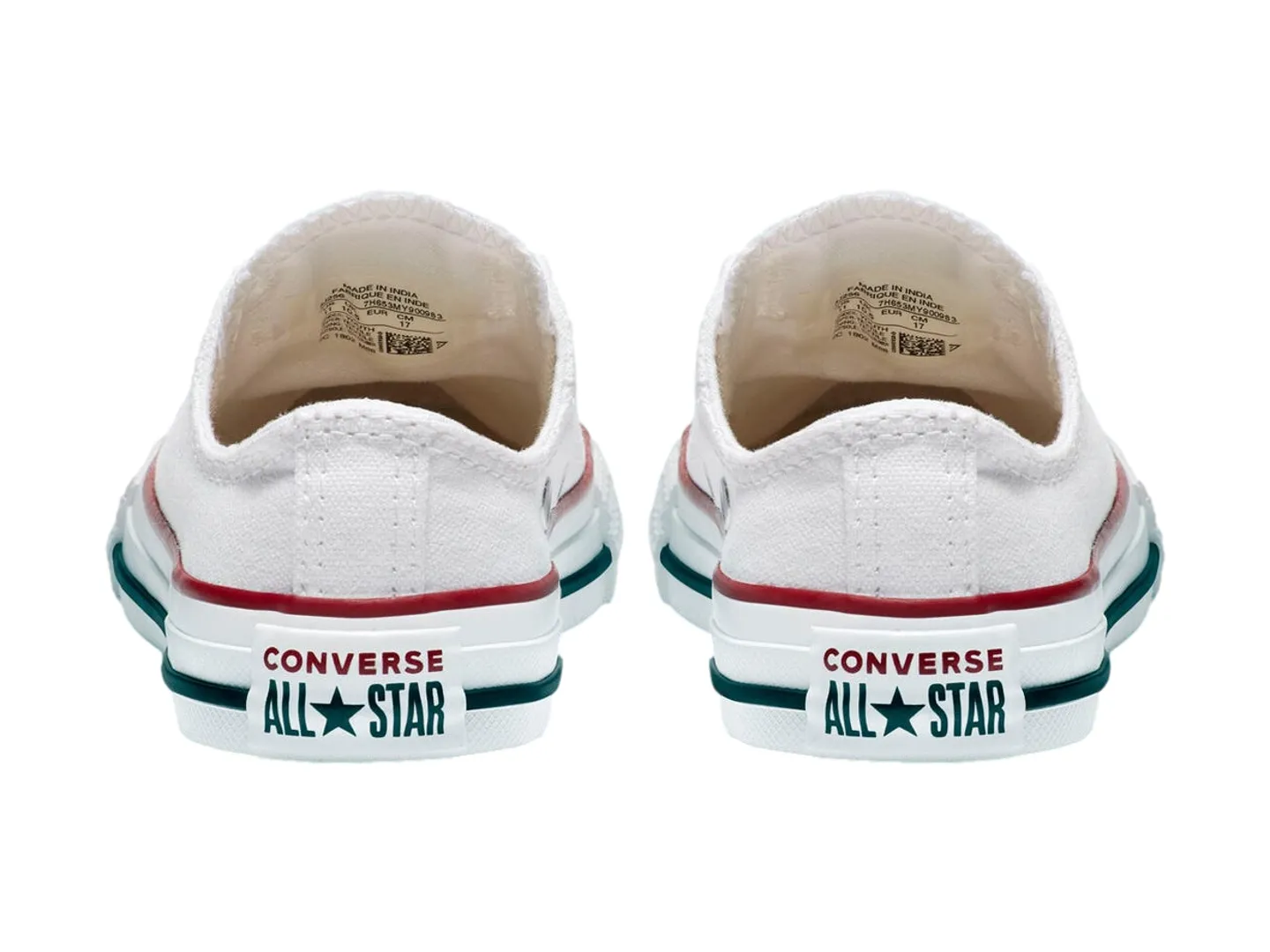 Tenis Converse Basic Blanco Para Niño