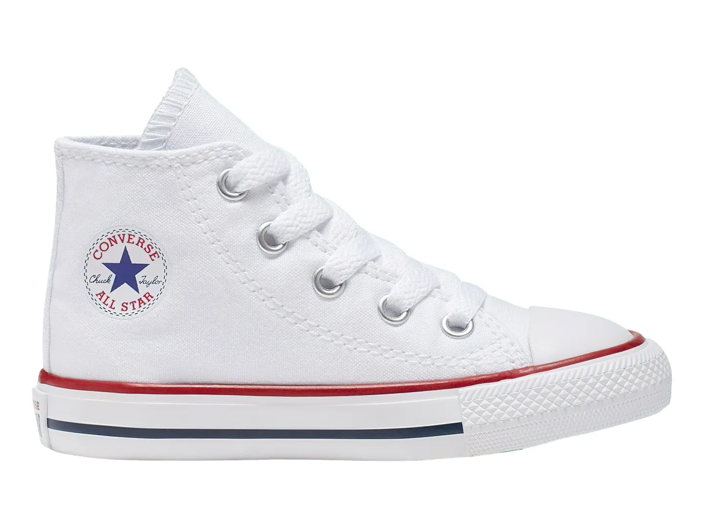 Tenis Converse Basic Hi Blanco Para Niño
