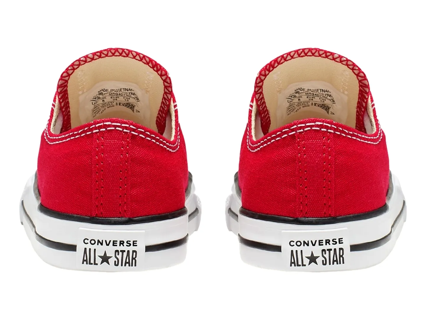 Tenis Converse Basic Rojo Para Niño