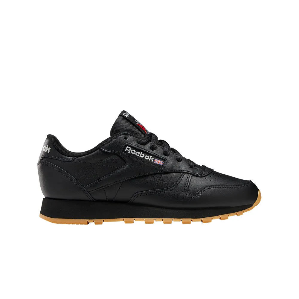 TENIS MUJER REEBOK LEATHER SHOES   NEGRO