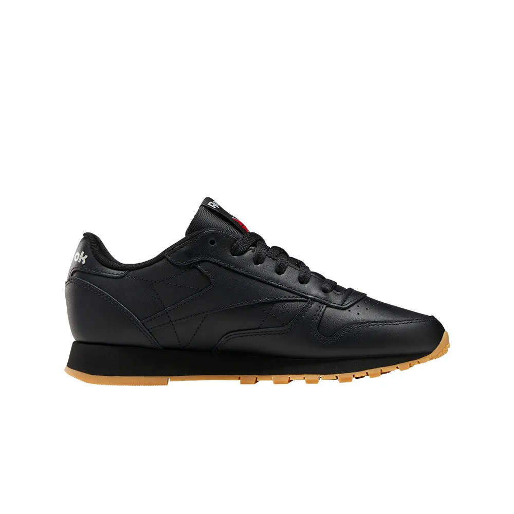TENIS MUJER REEBOK LEATHER SHOES   NEGRO