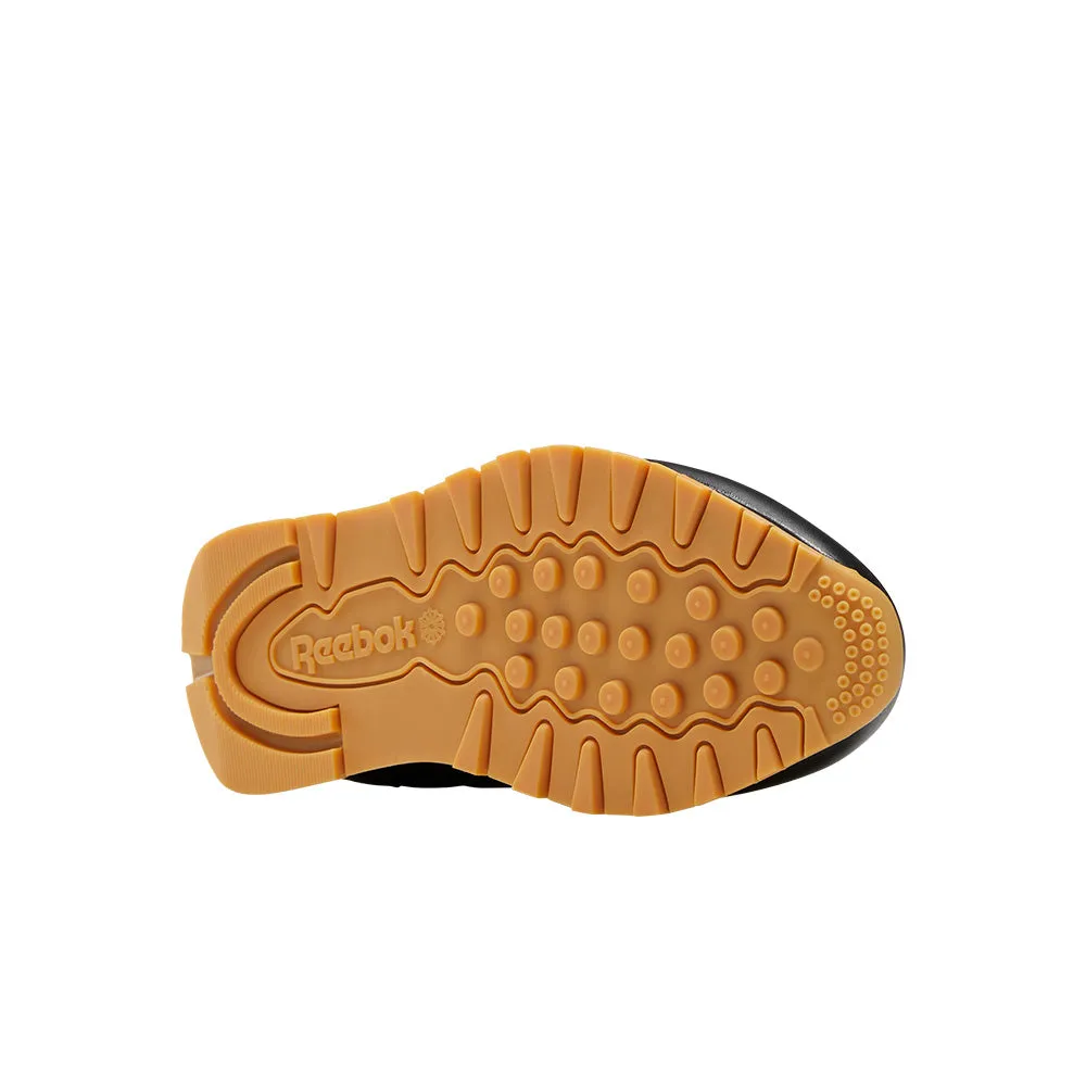 TENIS MUJER REEBOK LEATHER SHOES   NEGRO