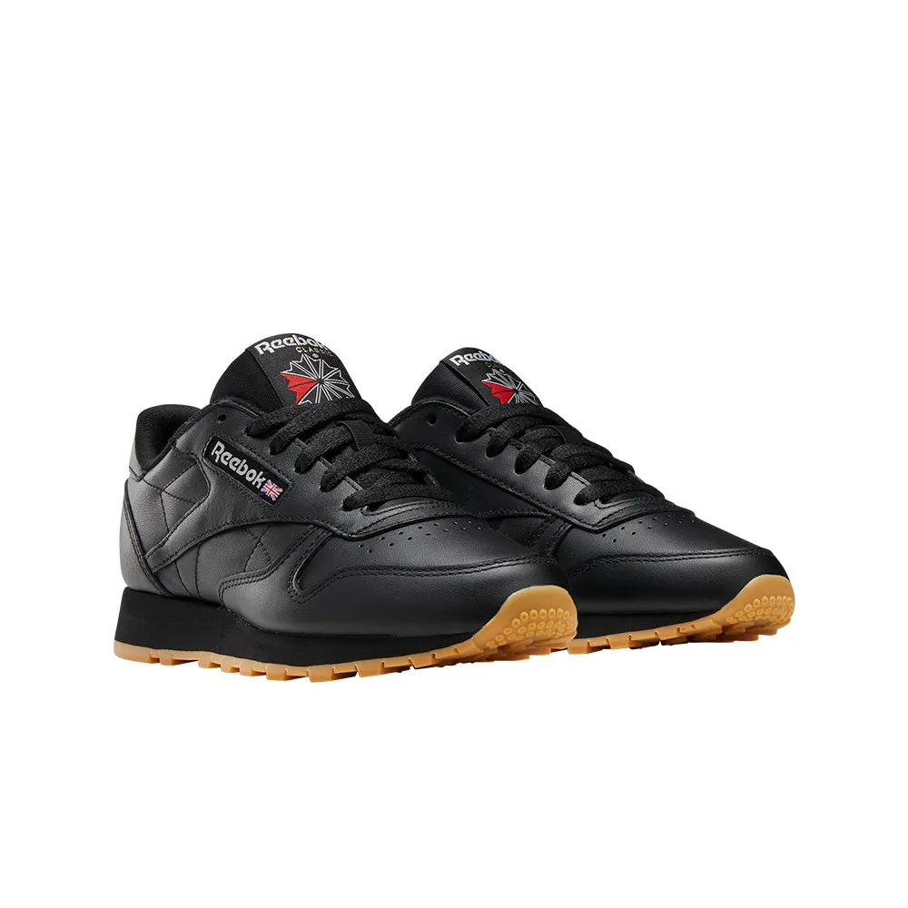 TENIS MUJER REEBOK LEATHER SHOES   NEGRO