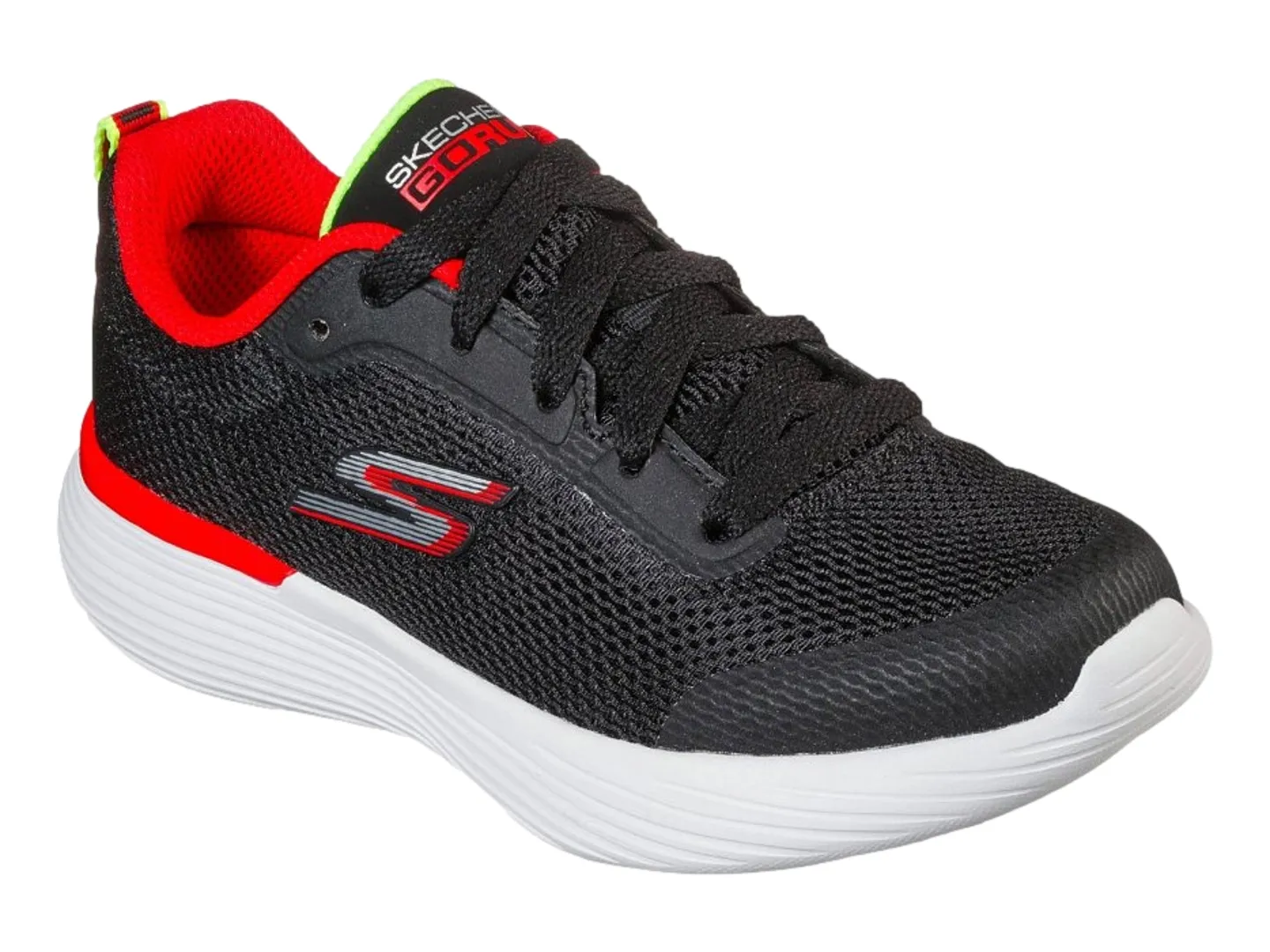 Tenis Skechers 405100 Negro Para Niño