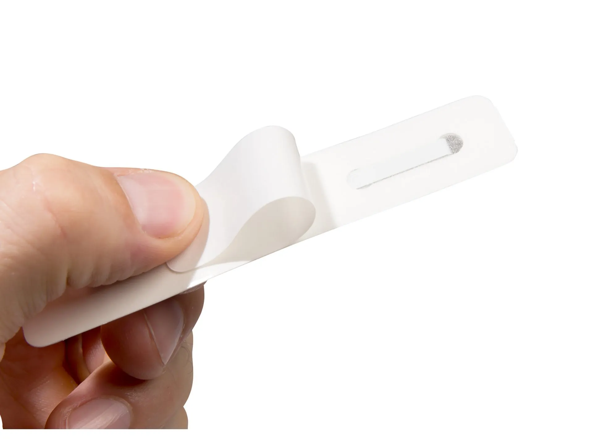 tira autoadhesiva PVC duro, blanco