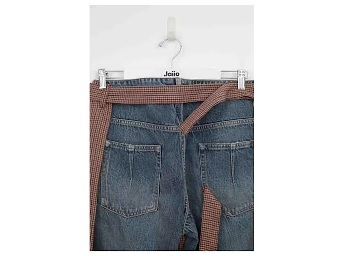 Unravel Project Pantalones anchos de lana Castaño 