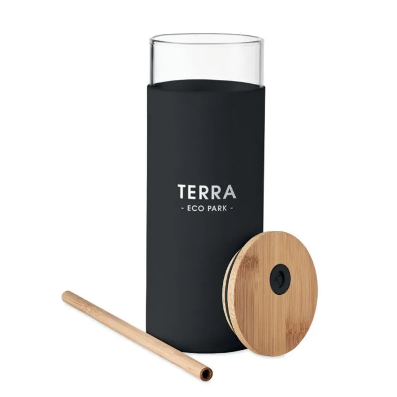 Vaso cristal personalizable con funda 450 ml Strass