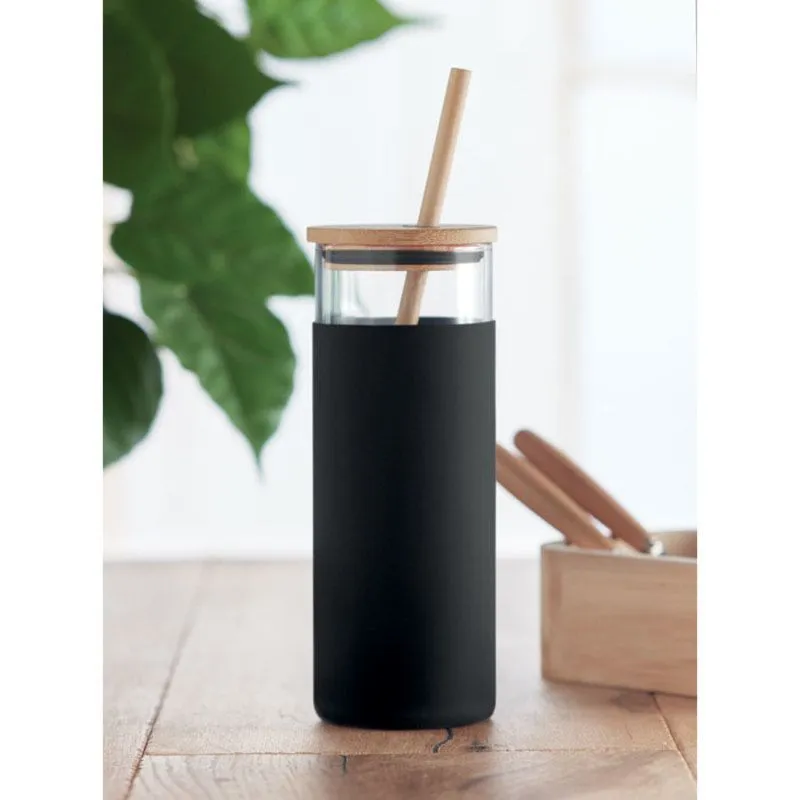 Vaso cristal personalizable con funda 450 ml Strass