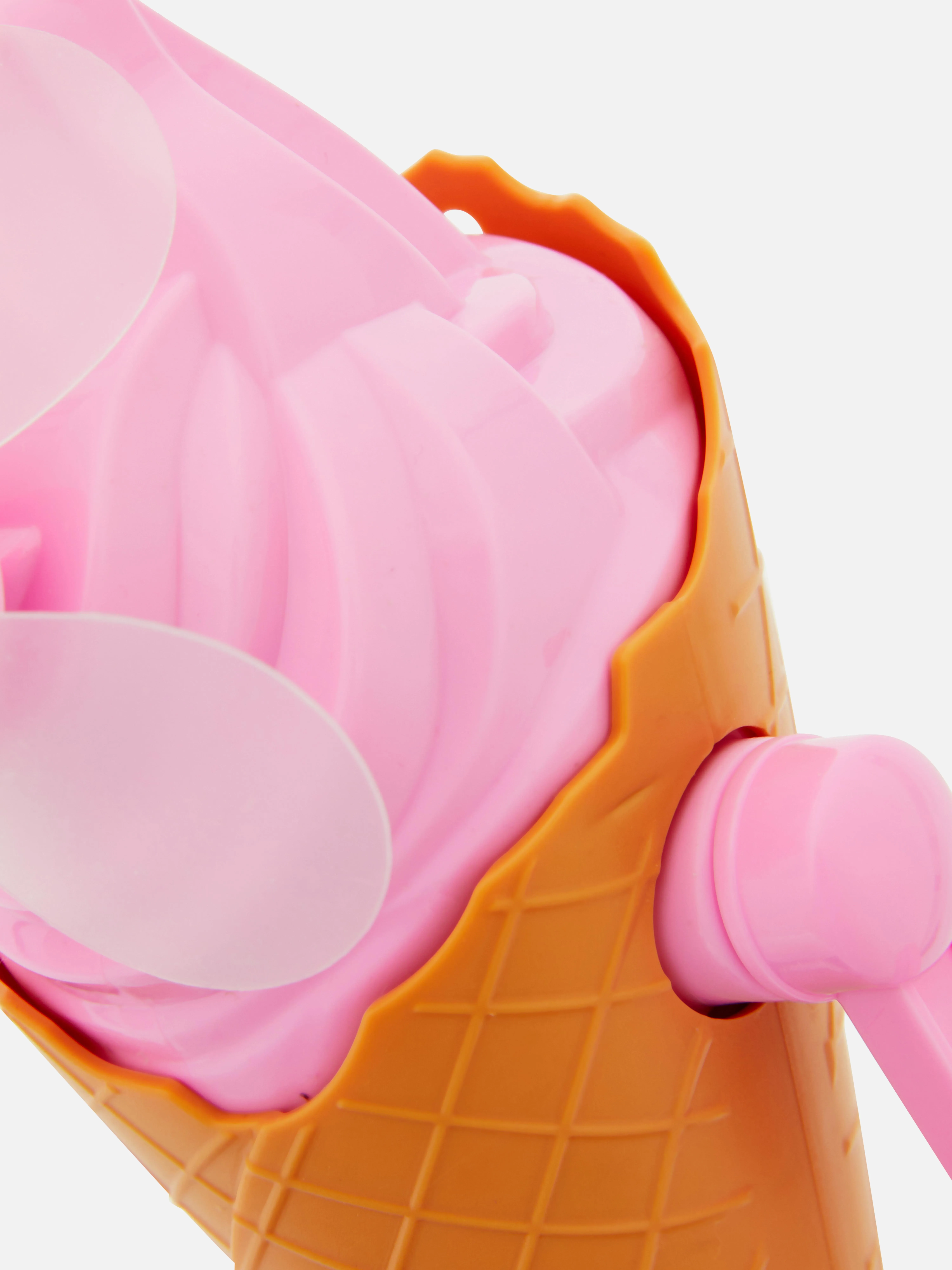 Ventilador de mano en forma de cono de helado