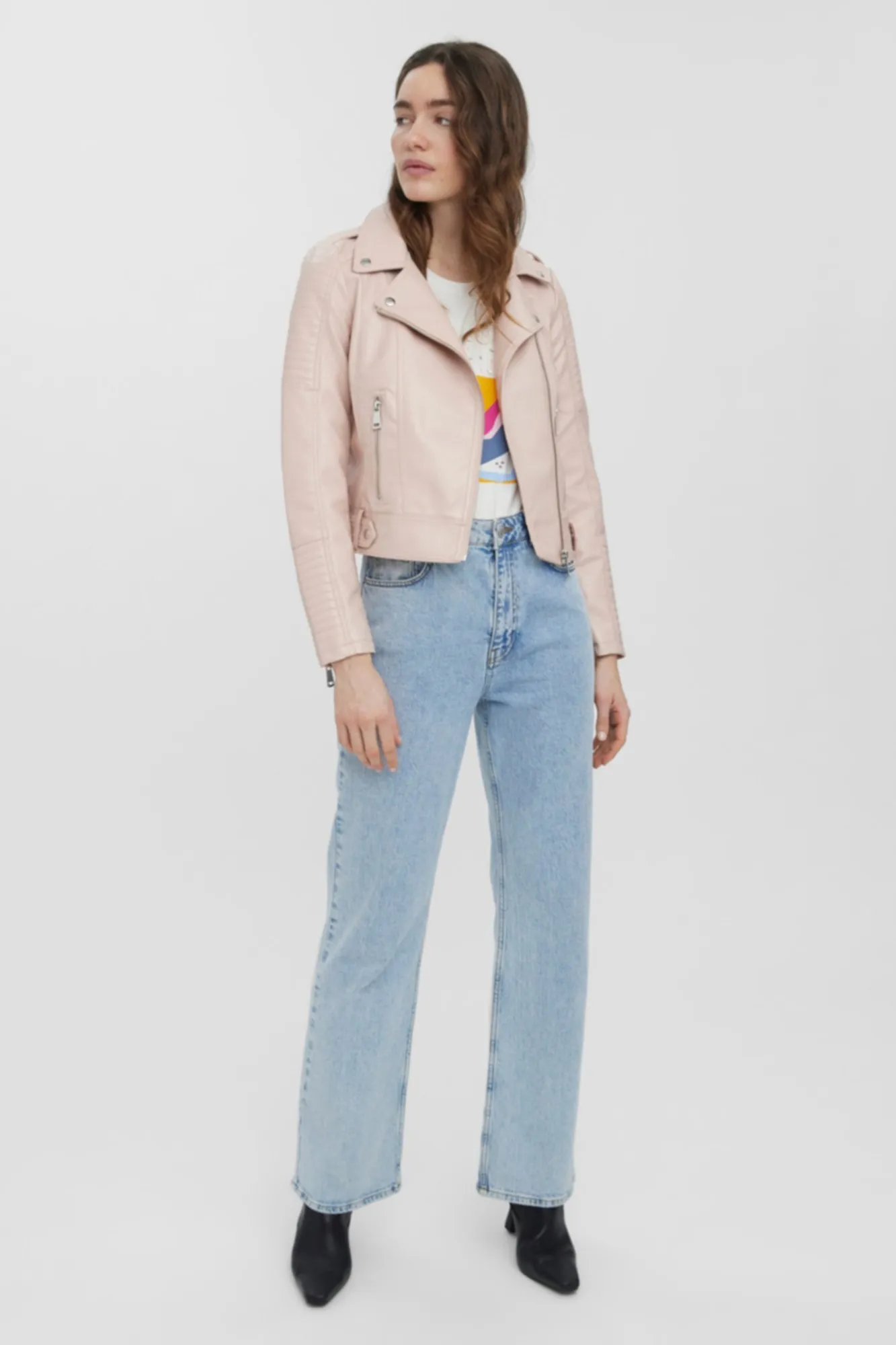 Vero Moda Cazadora efecto piel