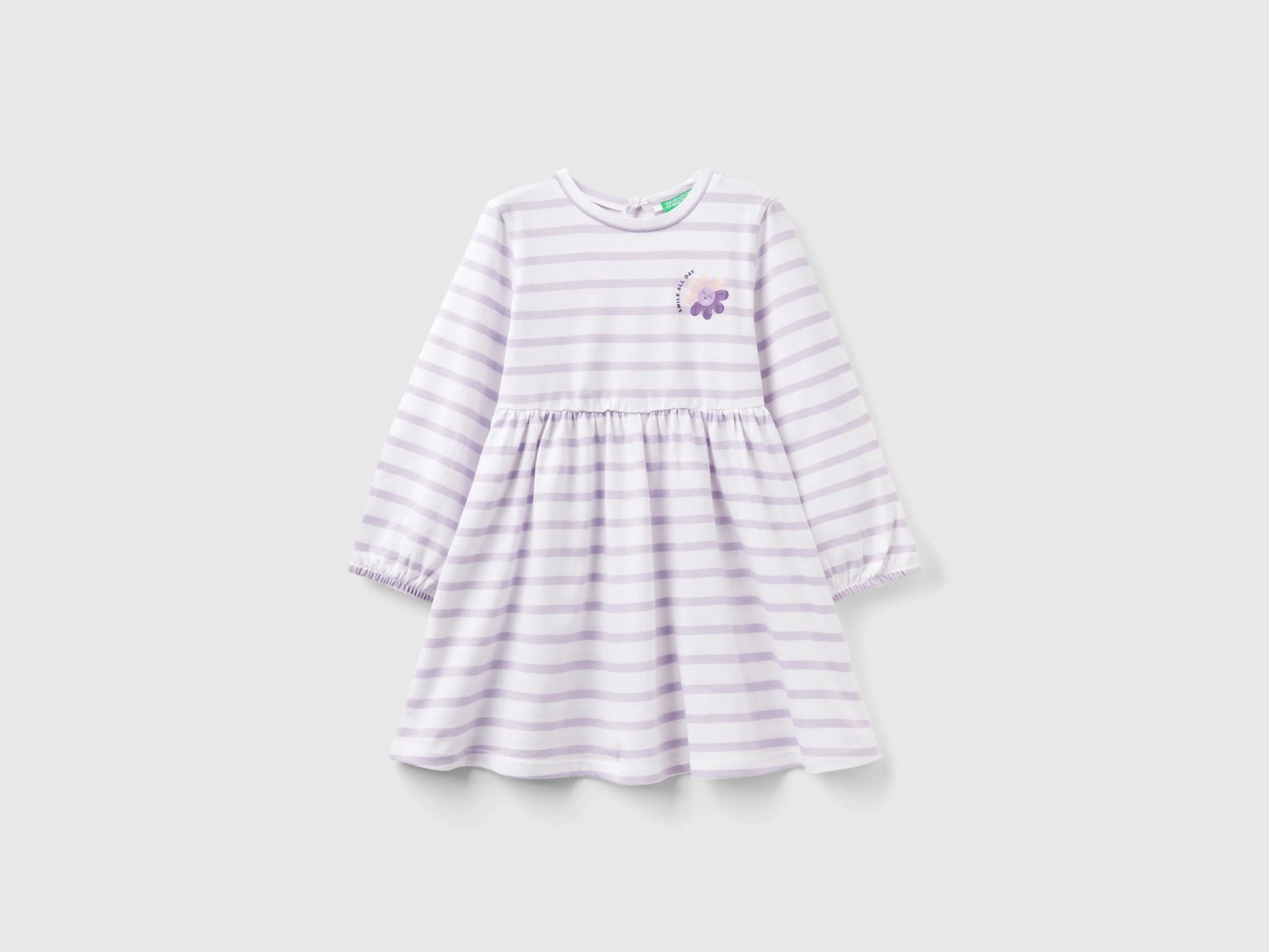 Vestido de rayas de 100 % algodón