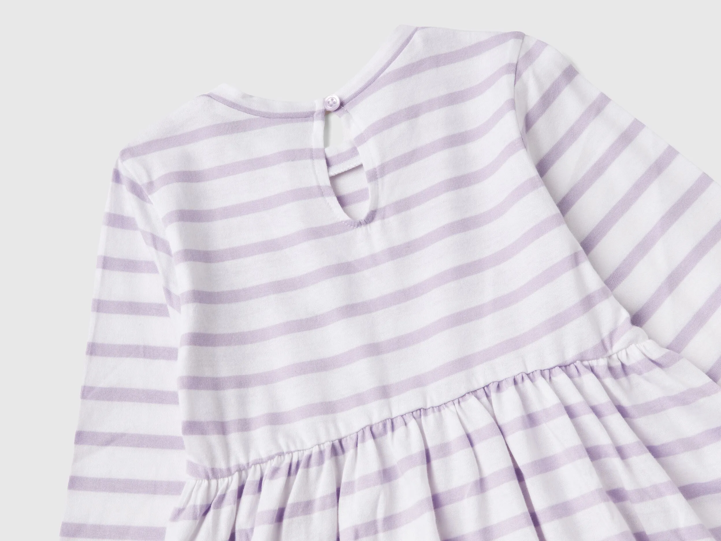 Vestido de rayas de 100 % algodón