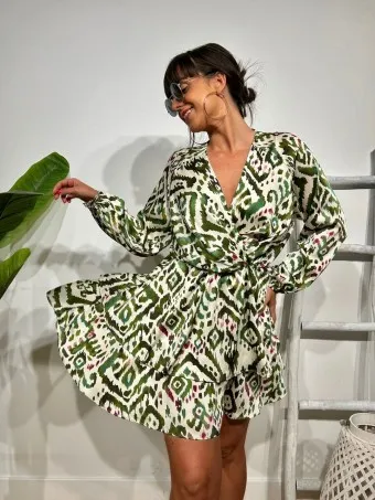 Vestido Estampado Volantes MOCASSA