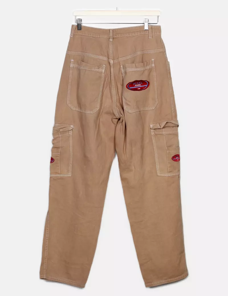 WAKE SHAKE Pantalones cargo Anchos