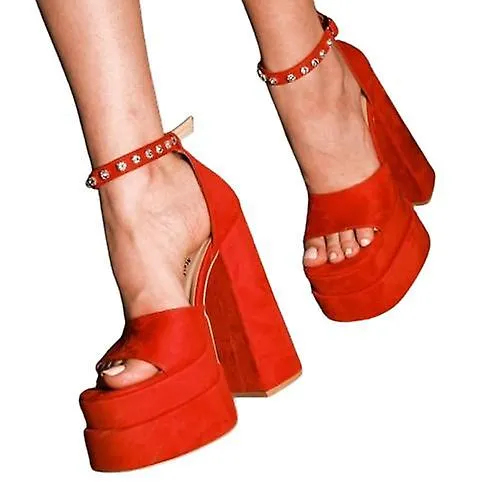 Zapatos de tacones de plataforma de moda de diseño casual casual con cordones de moda para mujer