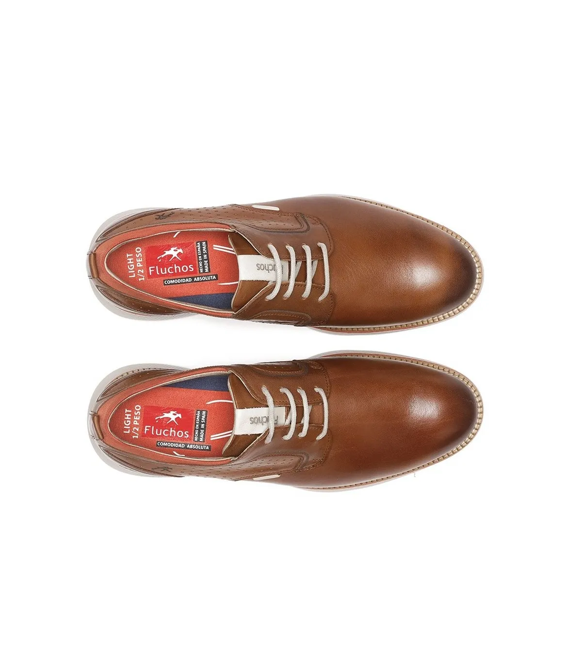 Zapatos en color cuero para hombre