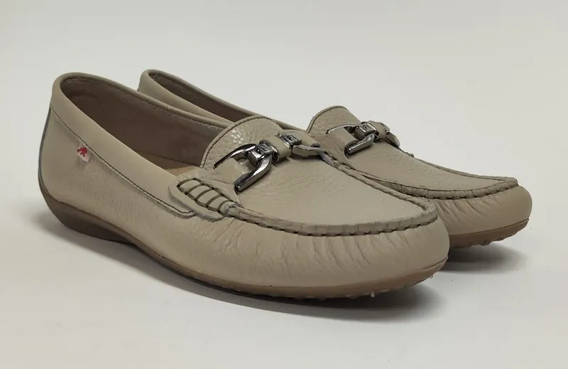 Zapatos Fluchos 0804 piel beig