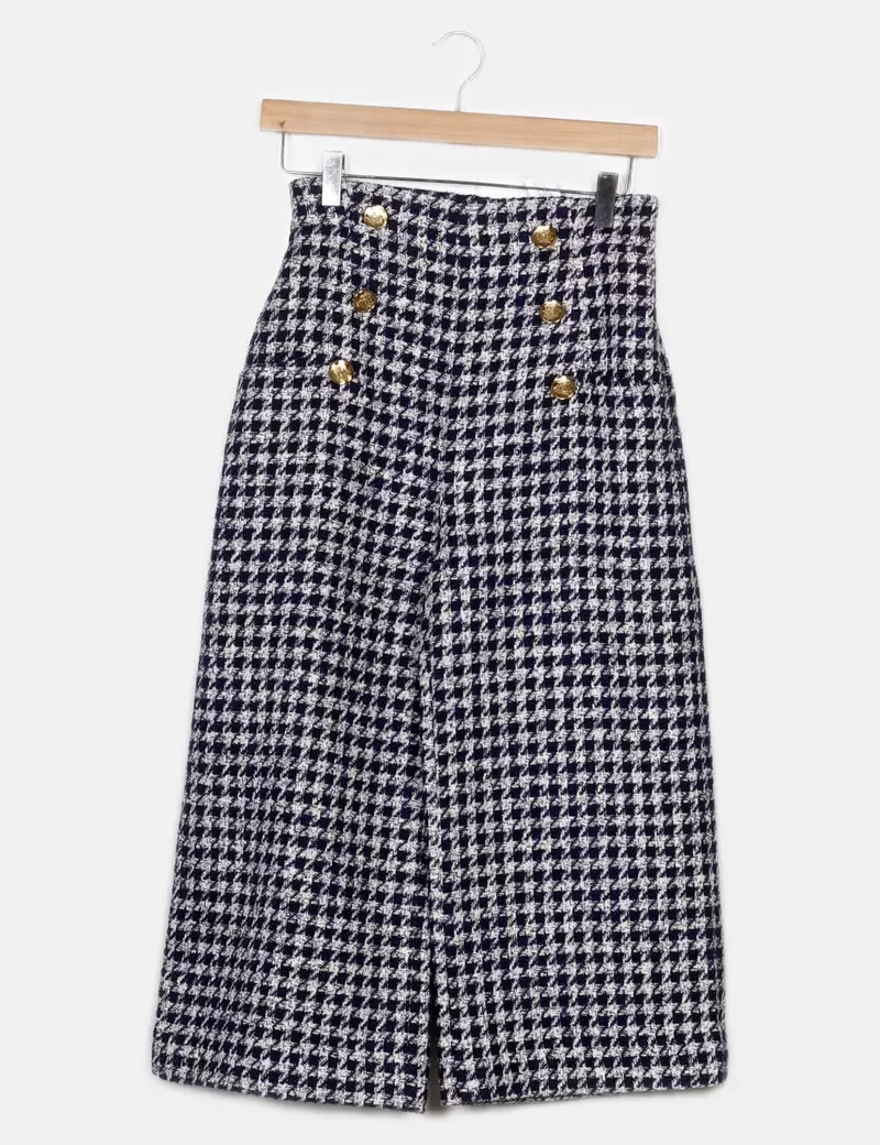 Zara Pantalones de tela Anchos De punto