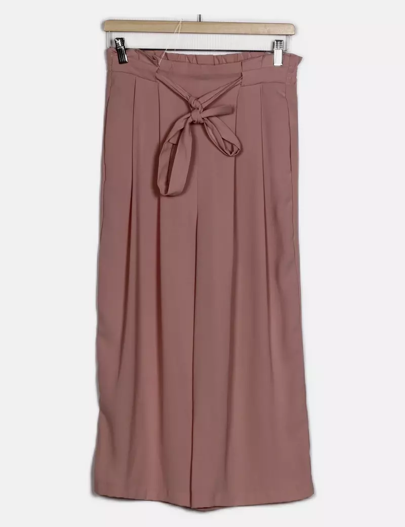 Zara Pantalones de tela Anchos