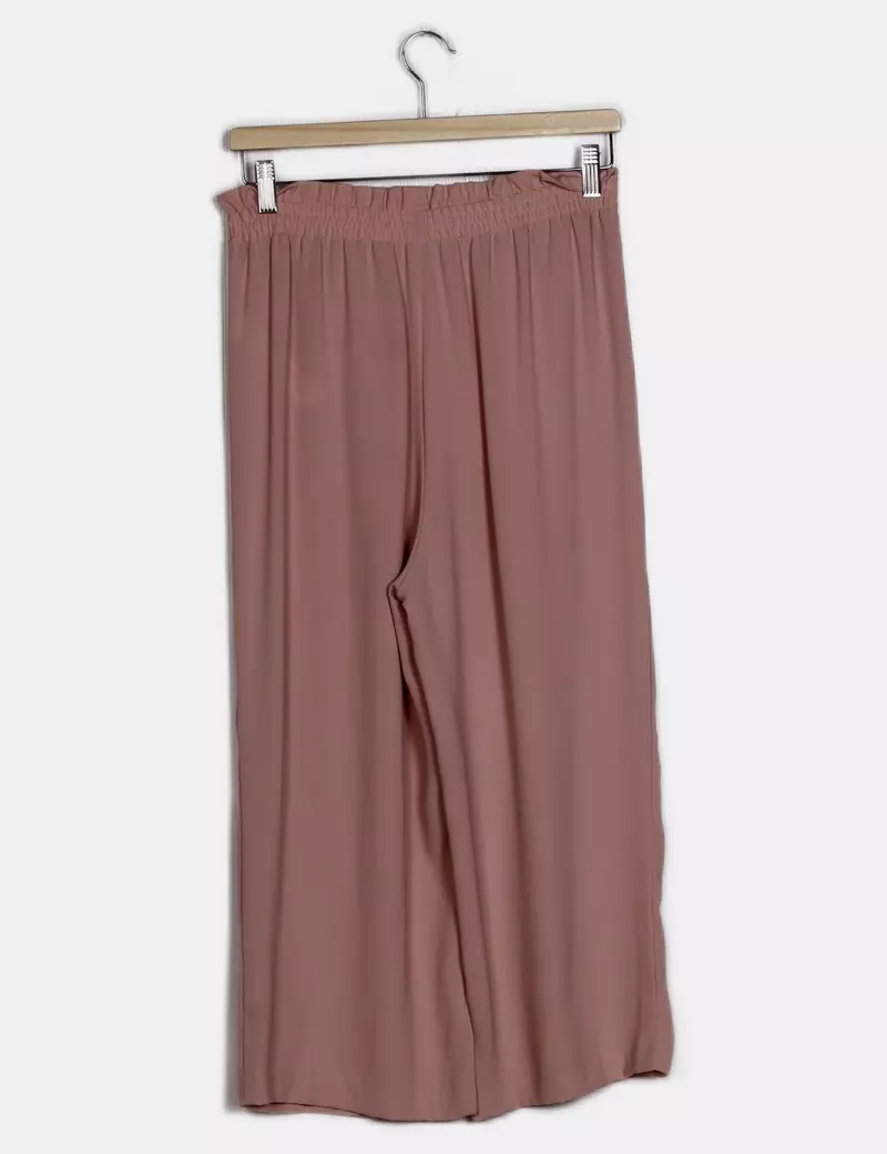 Zara Pantalones de tela Anchos