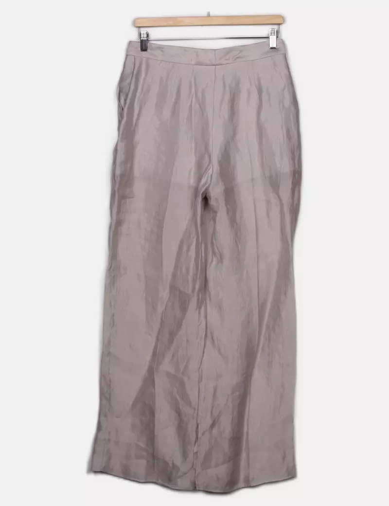 Zara Pantalones de tela Rectos