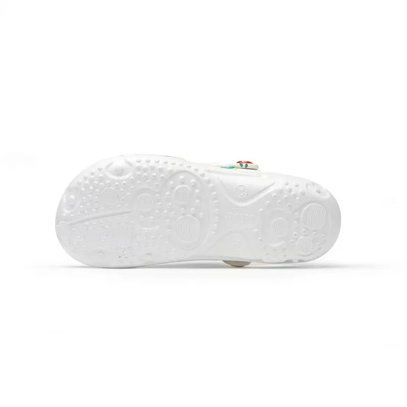 ZUECO LABORAL GLOBULE CON DIBUJOS DE PLUMAS SCHU'ZZ  OFERTA